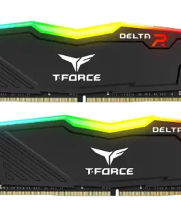 Памет за компютър Team Group T-Force Delta RGB Black DDR4 16GB (2x8GB) 3200MHz 1.35V