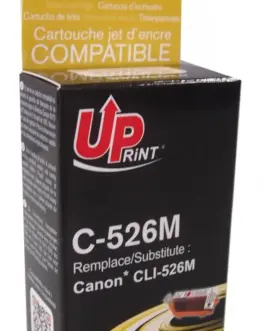 Мастилница UPRINT CLI526 CANON, С чип, Magenta