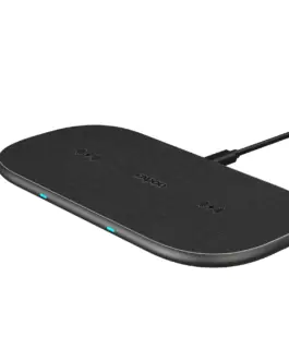 Безжично зарядно RAPOO XC260 Qi Двойно 7.5W/10W Черен