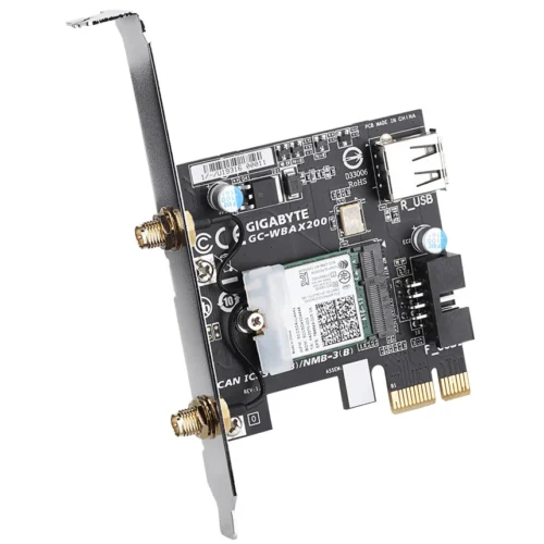 Безжична карта GIGABYTE AORUS X200 Intel WIFI 6 2×2 802.11ax