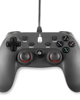 Жичен геймпад Spartan Gear Oplon за PC и PS3 Черен