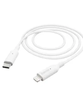 Кабел за зареждане/Дата HAMA USB-C - Type-C/Lightning 1м бял