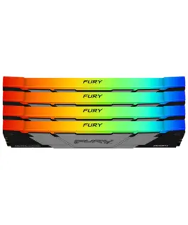 Alternative view of Памет за компютър Kingston FURY Renegade RGB 32GB(4x8GB) DDR4 3600MHz CL16