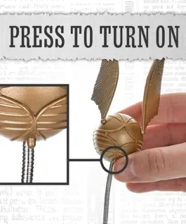 Статуетка Paladone Harry Potter – Golden Snitch Lumi Clip