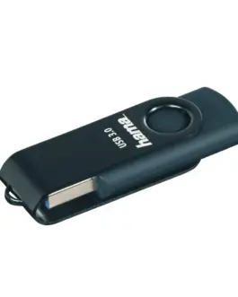 USB памет HAMA Rotate 64GB USB 3.0 70 MB/s Петролно синьо