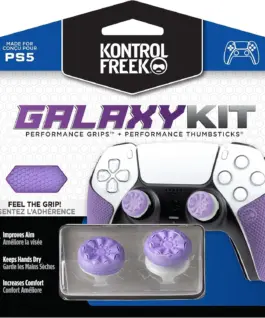Alternative view of Аксесоар Kontrolfreek Performance Kit Galaxy PS5 с включени сменяеми бутони и грипове за DualSense