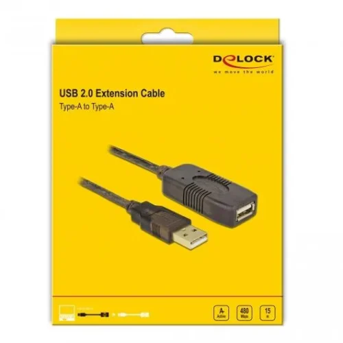 Удължителен кабел DeLock