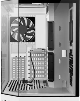 Alternative view of Кутия за компютър HYTE Y60 Tempered Glass, Mid-Tower, Бяло