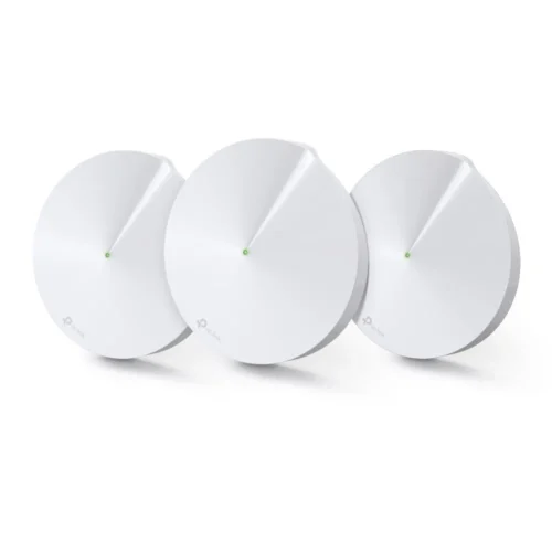 Alternative view of Безжичен рутер TP-Link Deco M5, AC1300, 2.4/5 GHz, 400 -  867 Mbps, Gigabit, (3-pack)