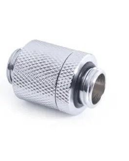 D-Plug Alphacool ES 20mm G1/4 AG auf G1/4 AG Сребрист