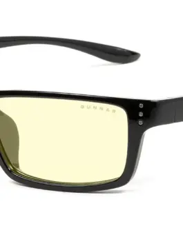 Компютърни очила GUNNAR Riot Onyx Amber Черен