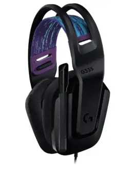 Alternative view of Геймърски слушалки Logitech G335, Микрофон, Черни
