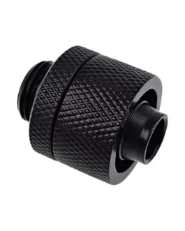 Alternative view of Фитинг Alphacool Eiszapfen, Удължител, 16/10mm, G1/4, Черен мат, 6 броя