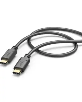 Alternative view of HAMA Кабел USB-C мъжко - USB-C мъжко, 1.0 м, 480 MBit/s, Черен