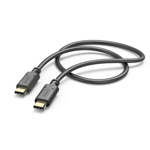 Alternative view of HAMA Кабел USB-C мъжко - USB-C мъжко, 1.0 м, 480 MBit/s, Черен