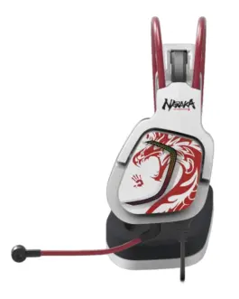 Alternative view of Геймърски слушалки A4TECH Bloody G575 Naraka, USB, 7.1, RGB, Микрофон, Бели