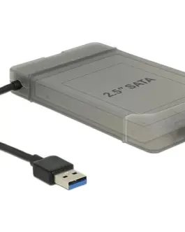 Alternative view of Конвертор Delock, USB 3.0 Type-A мъжко - SATA 6 Gb/s 22 pin, 2.5Prime; защитен калъф