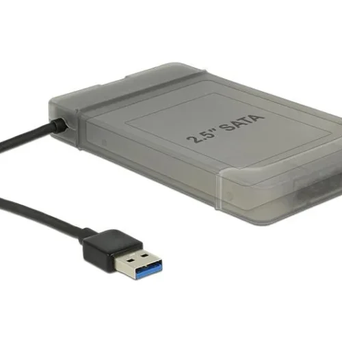 Alternative view of Конвертор Delock, USB 3.0 Type-A мъжко - SATA 6 Gb/s 22 pin, 2.5Prime; защитен калъф