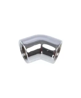 L-конектор Alphacool HF Вътрешна резба G1/4 - G1/4 45° Хром