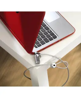 Alternative view of Цифрово заключващо устройство за лаптоп HAMA Light, 180 cm, Прозрачен