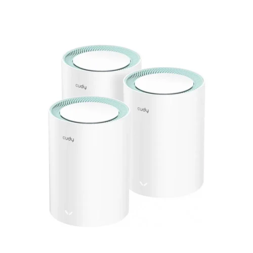 Безжичен рутер Cudy M1300 3-pack AC1200 Dual Band 2.4/5 GHz 300 -  867 Mbps
