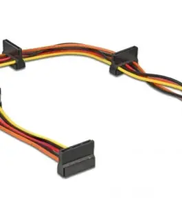 Кабел Delock Power SATA  > 4 x SATA 15 Pin 40cm