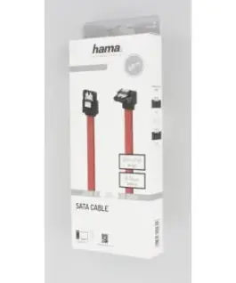 Alternative view of Интерфейсен кабел SATA III HAMA 200740, Конектор под 90°. 0.60 m