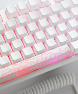 Alternative view of Геймърскa механична клавиатура Ducky One 3 Pure White Full Size Hotswap Cherry MX Black, RGB, PBT Keycaps