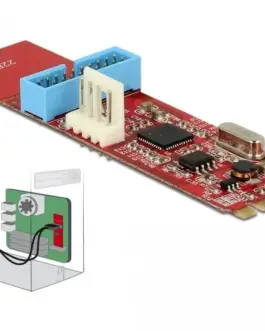 Alternative view of Адаптер Delock, M.2 Key B+M мъжко към 1 x USB 5 Gbps Pin Header