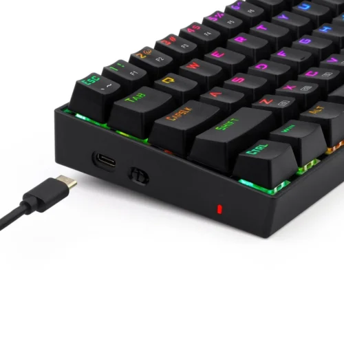 Redragon Deimos K599-KRS-BK Безжична/USB механична RGB клавиатура red