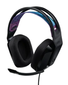 Геймърски слушалки с микрофон Logitech G335 981-000978 - черни