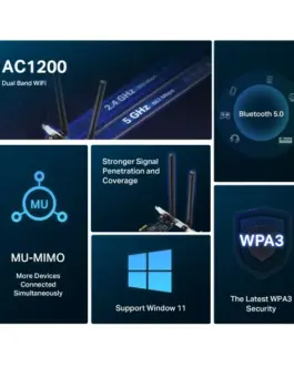 Alternative view of Безжичен PCIe адаптер Mercusys MA30E AC1200