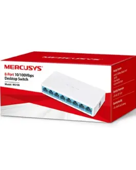 Alternative view of 8-портов 10/100 Mbps настолен комутатор Mercusys MS108