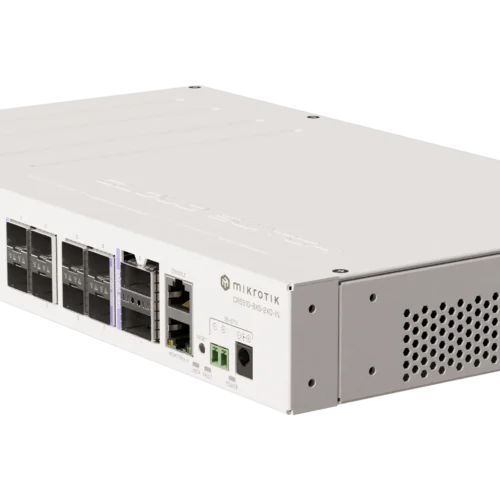 Alternative view of Комутатор MikroTik CRS510-8XS-2XQ-IN 2x 100 Gigabit QSFP28 порта, 8x 25 Gigabit SFP28 порта