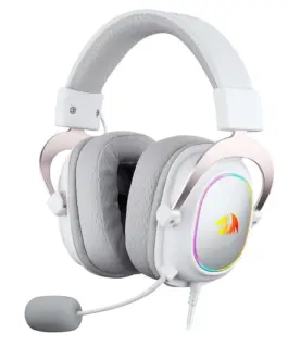 Геймърски слушалки Redragon H510W-RGB Zeus X RGB - бели