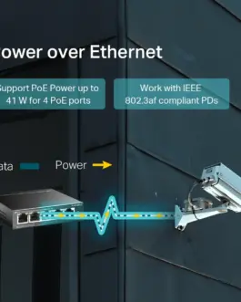 Alternative view of 5-портов 10/100 Mbps комутатор TP-Link TL-SF1005LP с 4 PoE порта