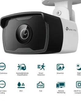 Alternative view of 2MP външна IR булет мрежова камера TP-Link VIGI C320I(6mm)