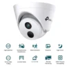 3MP IR куполна мрежова камера TP-Link 3MP Turret Network Camera VIGI C430I