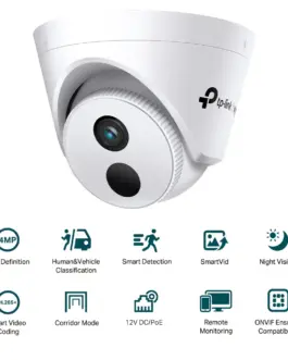 4MP IR куполна мрежова камера TP-Link VIGI C440I(2.8mm)