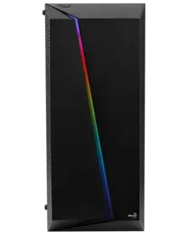 Alternative view of Кутия за настолен компютър Aerocool Cylon Pro RGB прозрачен панел от закалено стъкло CYLON-PRO-G-BK-V2 - черна