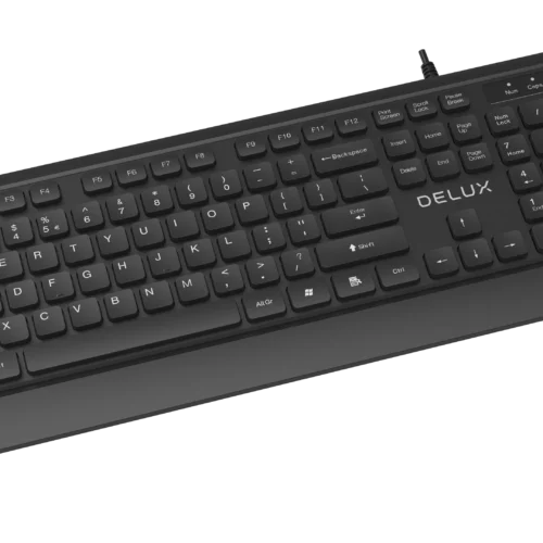 Alternative view of Клавиатура Delux K7009BU с БДС кирилизация