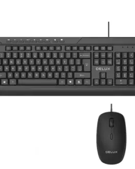 Alternative view of Комплект клавиатура и мишка Delux K7010BU+M355BU с БДС кирилизация