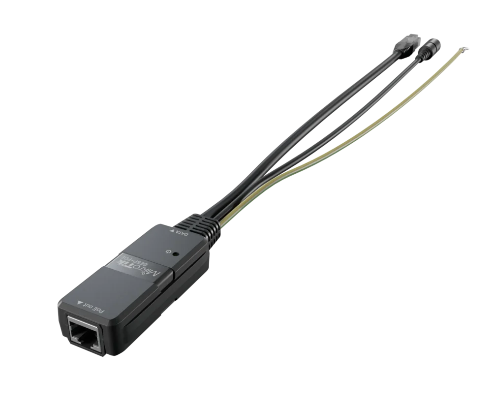 GESP+PoE е пасивен PoE инжектор с гръмозащита Mikrotik GESP+POE-IN