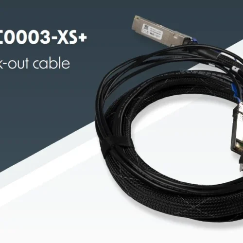 Alternative view of 100G direct attach QSFP28 кабел към 4x SFP28 XQ+BC0003-XS+