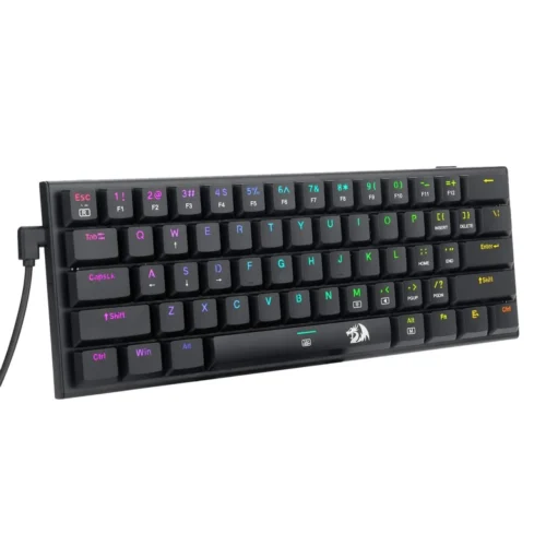 Alternative view of Геймърска клавиатура Redragon Anivia K614-RGB_RD RGB Механична Red Switch