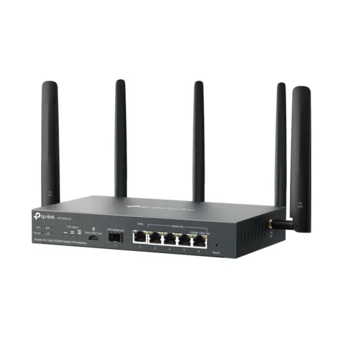 Гигабитен VPN рутер TP-Link Omada 4G+ Cat6 ER706W-4G AX3000