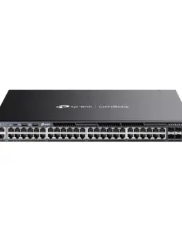 48-портов Gigabit Stackable L3 управляем комутатор с 6 10G слота TP-Link Omada SG6654XHP