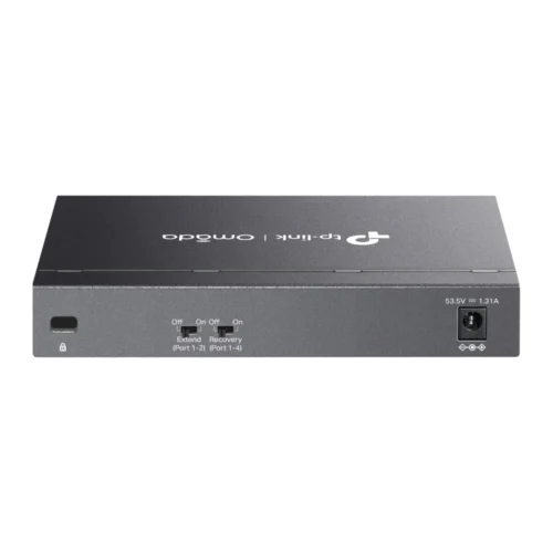 Alternative view of 6-портов гигабитов неуправляем комутатор TP-Link Omada DS106GPP с 3-портов PoE+ и 1-портов PoE++
