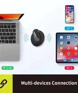 Мишка DELUX M618 mini+G36UF вертикална безжична –