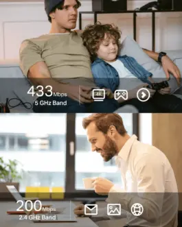 Alternative view of Безжичен USB адаптер TP-LINK Archer T2UB Nano